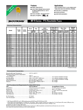 MF-R500-2-99 Datasheet PDF Bourns, Inc