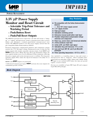 IMP1832 Datasheet PDF A1 PROs co., Ltd.