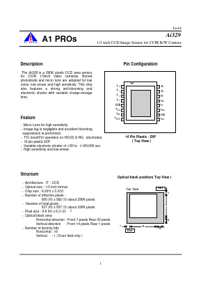 AI329 Datasheet PDF A1 PROs co., Ltd.