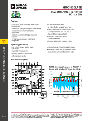 HMC1030LP5E Datasheet PDF Analog Devices