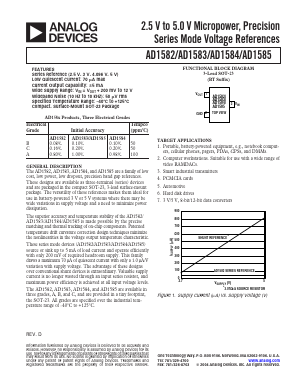 AD1585 Datasheet PDF Analog Devices