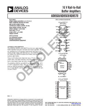 AD8568ART-REEL7 Datasheet PDF Analog Devices