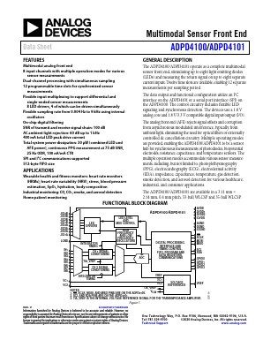 ADPD4100 Datasheet PDF Analog Devices