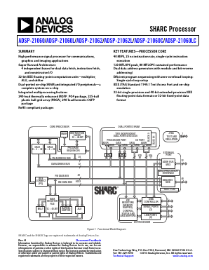 ADSP-21060C Datasheet PDF Analog Devices