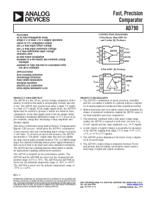 AD790K Datasheet PDF Analog Devices