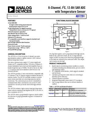 EVAL-AD7291SDZ Datasheet PDF Analog Devices
