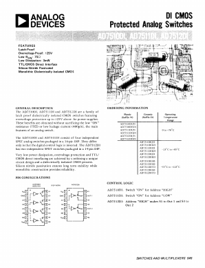 AD7510DIJD Datasheet PDF Analog Devices