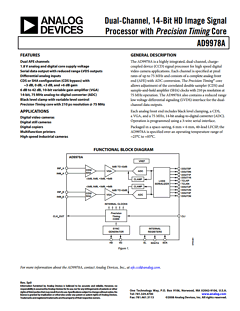 AD9978A Datasheet PDF Analog Devices