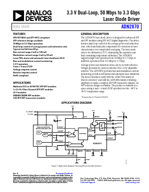 ADN2870 Datasheet PDF Analog Devices