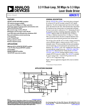 ADN2872 Datasheet PDF Analog Devices