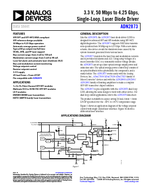 ADN2873 Datasheet PDF Analog Devices