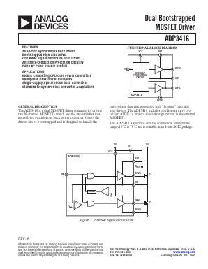 ADP3416 Datasheet PDF Analog Devices