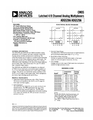 ADG528ATE Datasheet PDF Analog Devices
