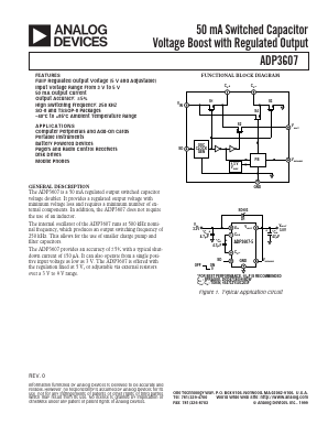 ADP3607ARU-5 Datasheet PDF Analog Devices