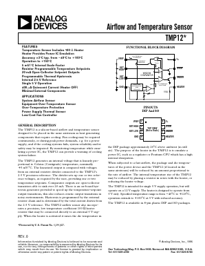 TMP12 Datasheet PDF Analog Devices