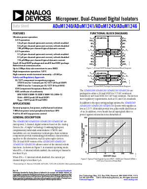 ADUM1246 Datasheet PDF Analog Devices