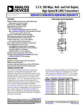 ADN4693EBRZ-RL7 Datasheet PDF Analog Devices