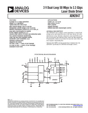 ADN2847ACP-32-RL7 Datasheet PDF Analog Devices
