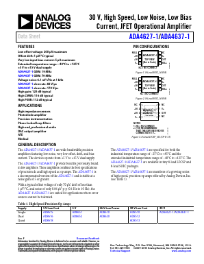ADA4637-1ARZ Datasheet PDF Analog Devices