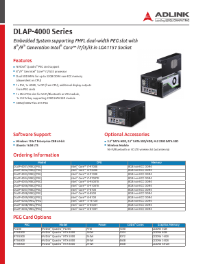 DLAP-4000 Datasheet PDF Adlink Technology Inc.