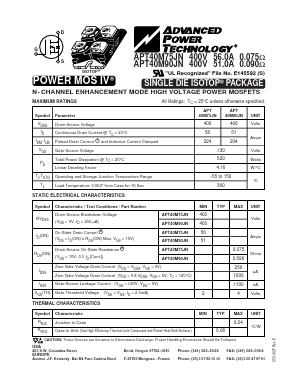 APT40M90JN Datasheet PDF Advanced Power Technology