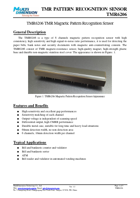 TMR6206 Datasheet PDF American Electronic Components, inc