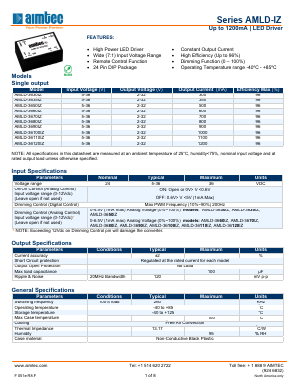 AMLD-3635IZ Datasheet PDF AIMTEC