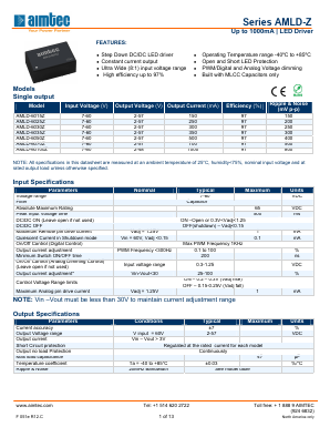 AMLD-6030Z Datasheet PDF AIMTEC
