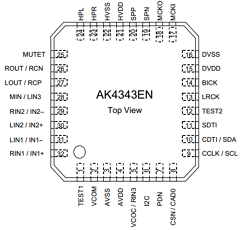 AK4343 Datasheet PDF  Asahi Kasei Microdevices
