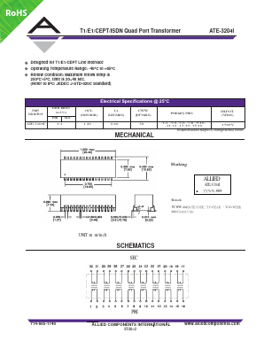ATE-3204I Datasheet PDF Allied Components International