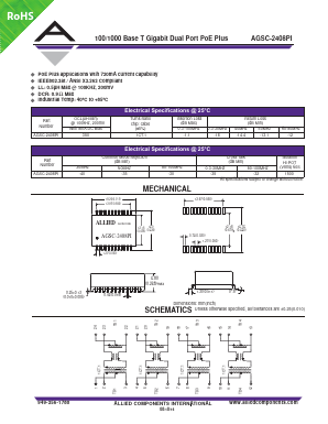 AGSC-2408PI Datasheet PDF Allied Components International