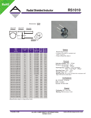 RS1010-470M-RC Datasheet PDF Allied Components International