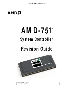 AMD-751AC Datasheet PDF Advanced Micro Devices