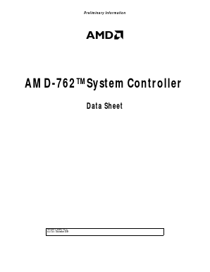 AMD-762JLC Datasheet PDF Advanced Micro Devices