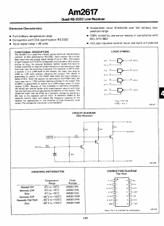 AM2617 Datasheet PDF Advanced Micro Devices