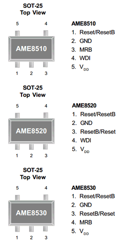 AME8530AEEVLFE31 Datasheet PDF AME, Inc