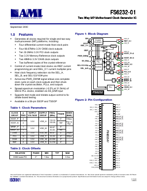 11995-801 Datasheet PDF AMI Semiconductor