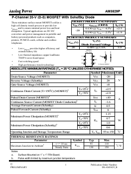 AM3829P Datasheet PDF Analog Power
