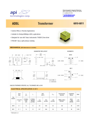 6811 Datasheet PDF API Technologies Corp