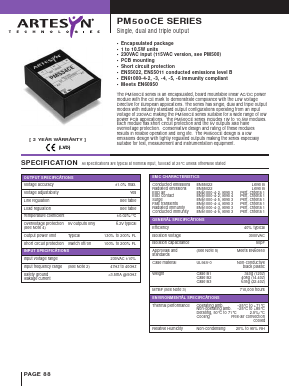 PM542CE Datasheet PDF Artesyn Technologies
