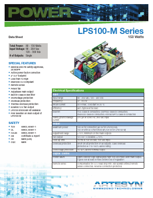 LPS104-M Datasheet PDF Artesyn Technologies