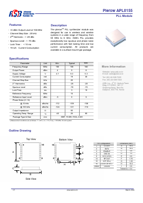 APL0155 Datasheet PDF ASB Inc
