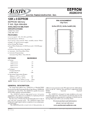 AS28C010F-20 Datasheet PDF Austin Semiconductor