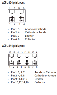 ACPL-824-360E Datasheet PDF Avago Technologies