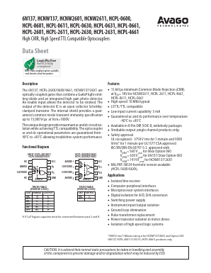 HCPL-0631-500E Datasheet PDF Avago Technologies