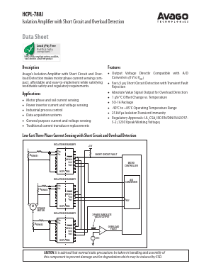HCPL-788J-500E Datasheet PDF Avago Technologies