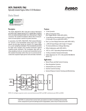 HCPL-7860-300E Datasheet PDF Avago Technologies