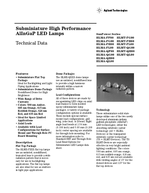 HLMA-PL00-PRR34 Datasheet PDF Avago Technologies