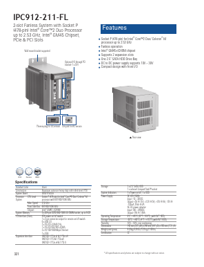 IPC912-211-FL Datasheet PDF Axiomtek Co., Ltd.