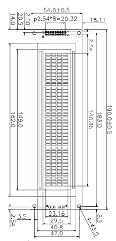 ACM4004D-FLGD-T Datasheet PDF AZ Displays